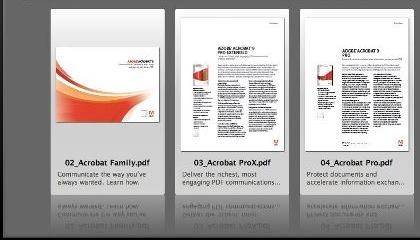 Apresentação de ficheiros em formato PDF